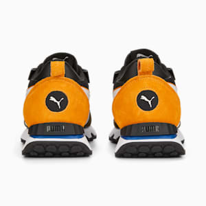 Rider FV "Future Vintage" Unisex Sneakers, Puma Black-Orange Brick